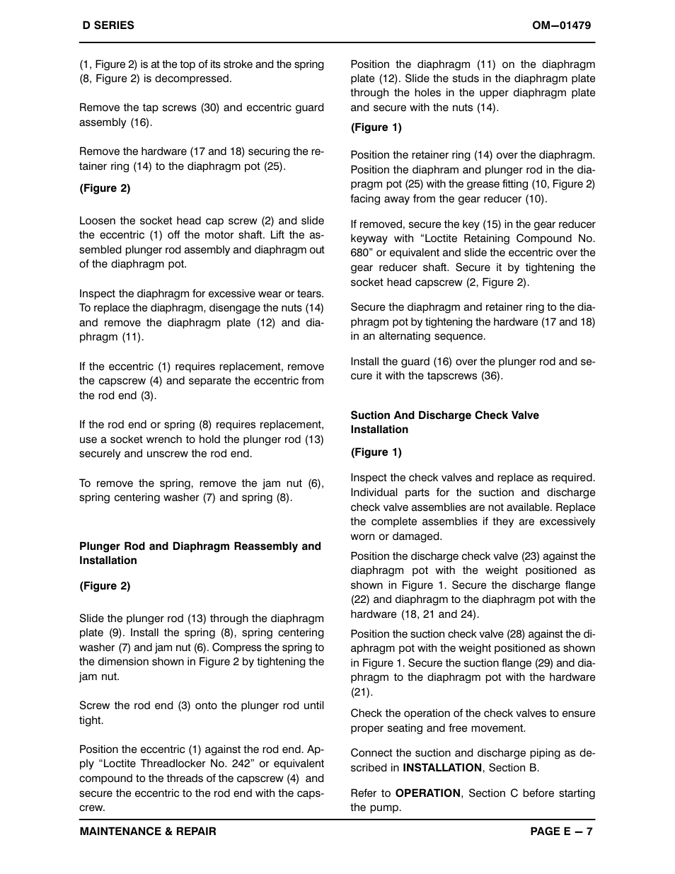 Gorman-Rupp Pumps 2D-X.75 3P 1462004 and up User Manual | Page 23 / 25