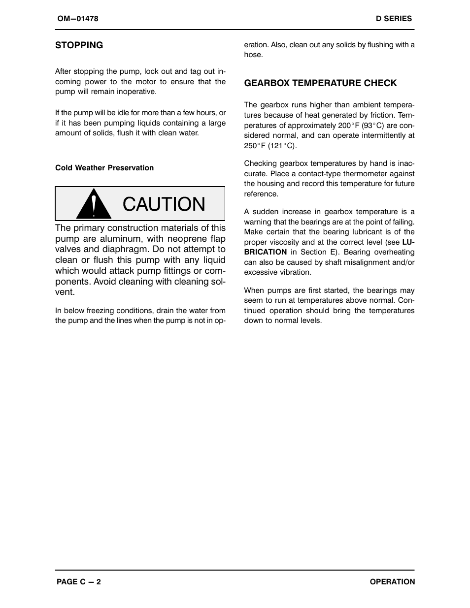 Gorman-Rupp Pumps 2D-X.75 1P 652300 thru 1462000 User Manual | Page 14 / 27