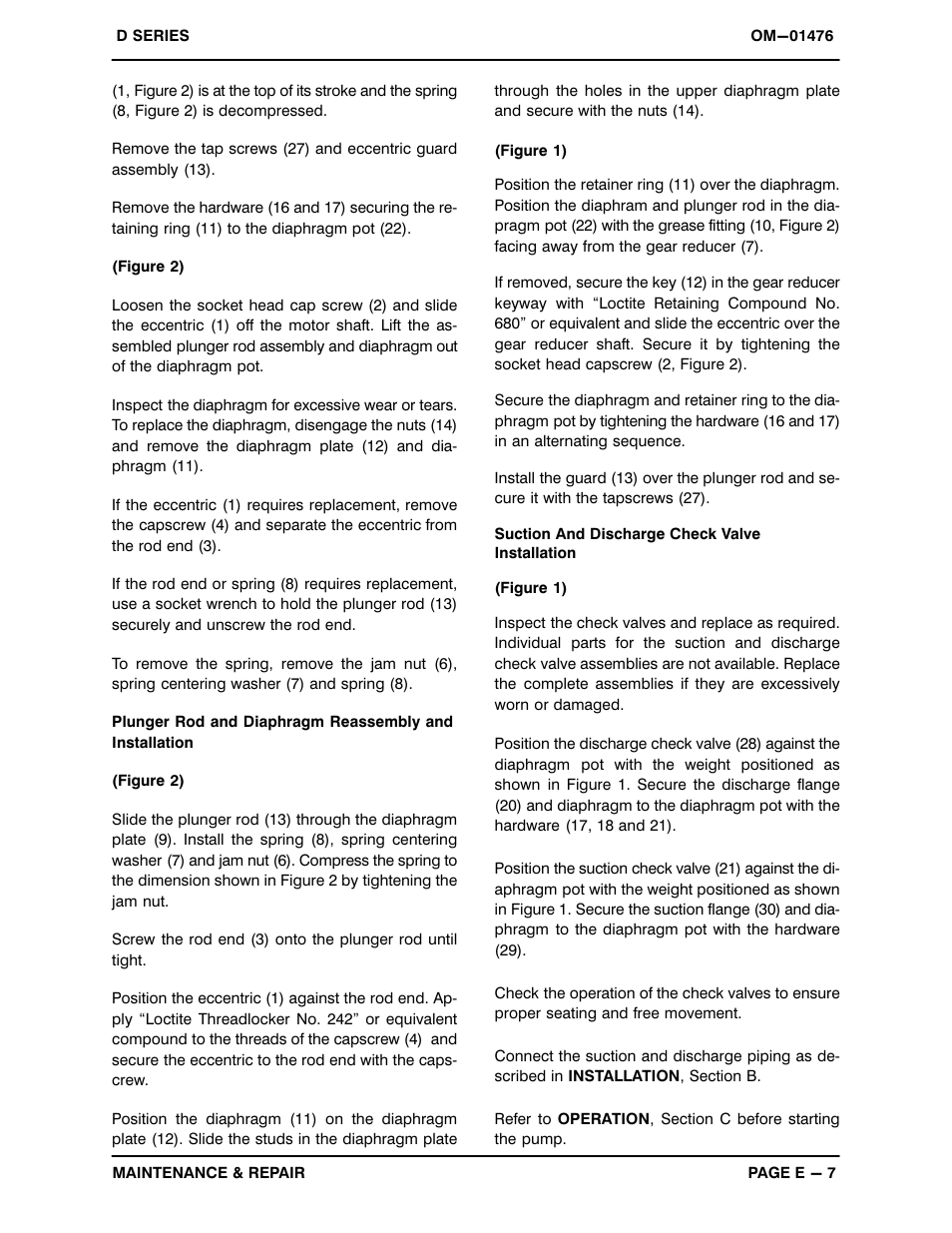 Gorman-Rupp Pumps 2D-E.50 1P 1485341 and up User Manual | Page 23 / 25