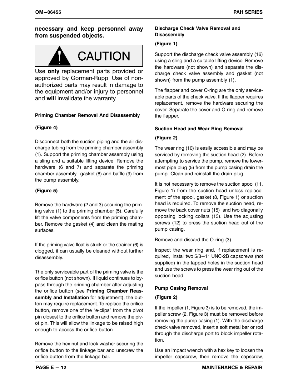 Gorman-Rupp Pumps PAH8A60C-B 1537579 and up User Manual | Page 34 / 43