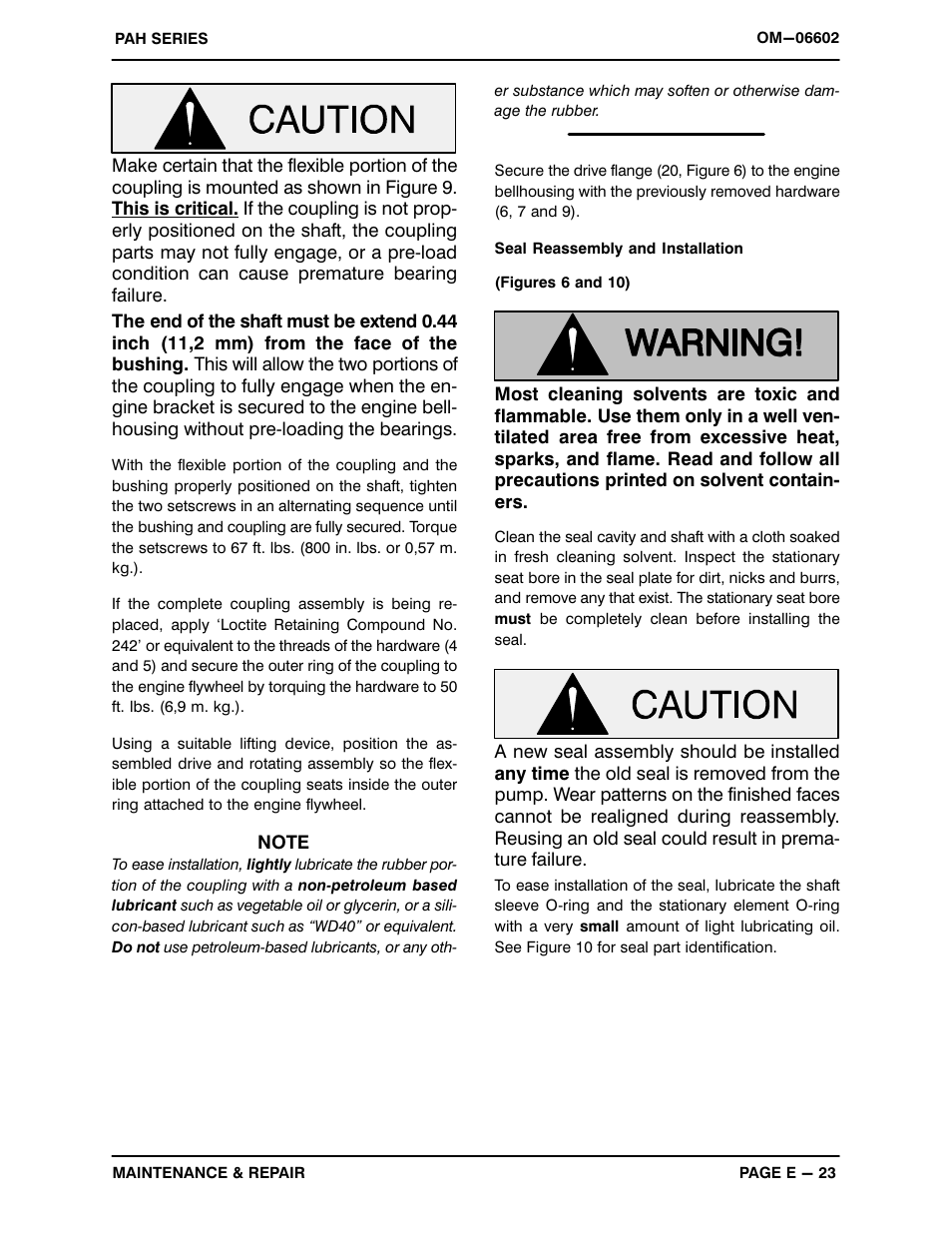 Gorman-Rupp Pumps PAH6B60-6068H IT4 1529202 and up User Manual | Page 46 / 50