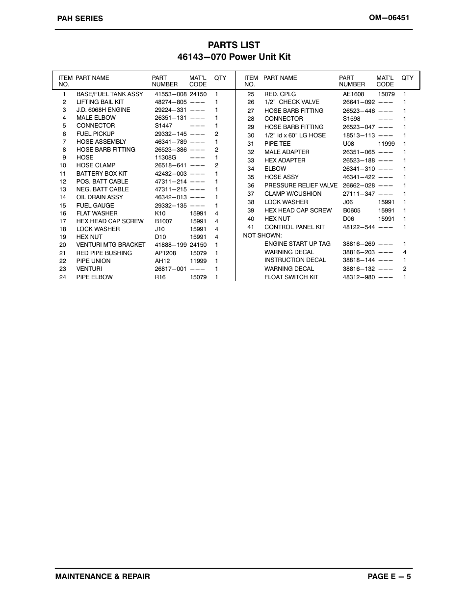 Gorman-Rupp Pumps PAH6B60-6068H 1507875 and up User Manual | Page 27 / 47