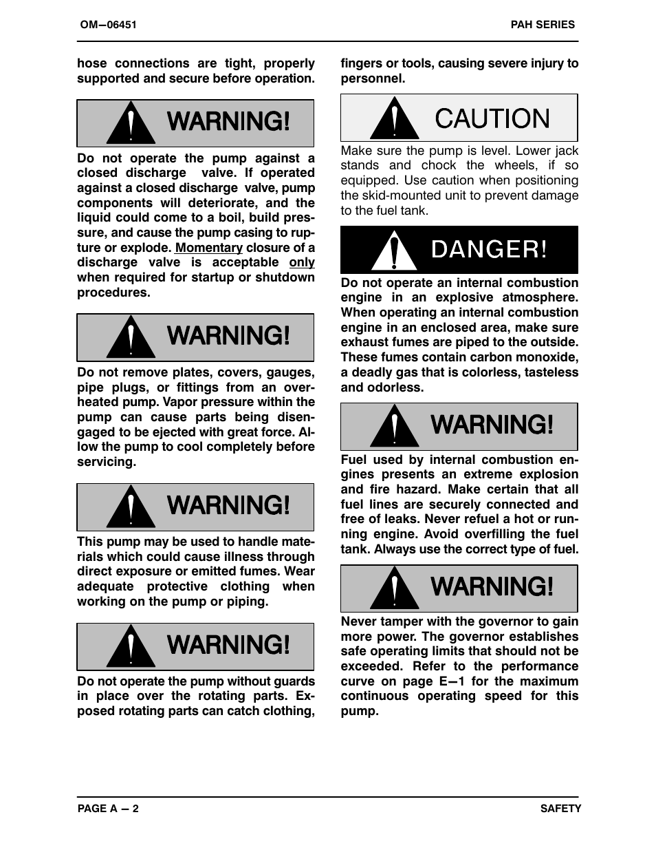 Gorman-Rupp Pumps PAH6B60-6068H 1507875 and up User Manual | Page 7 / 47