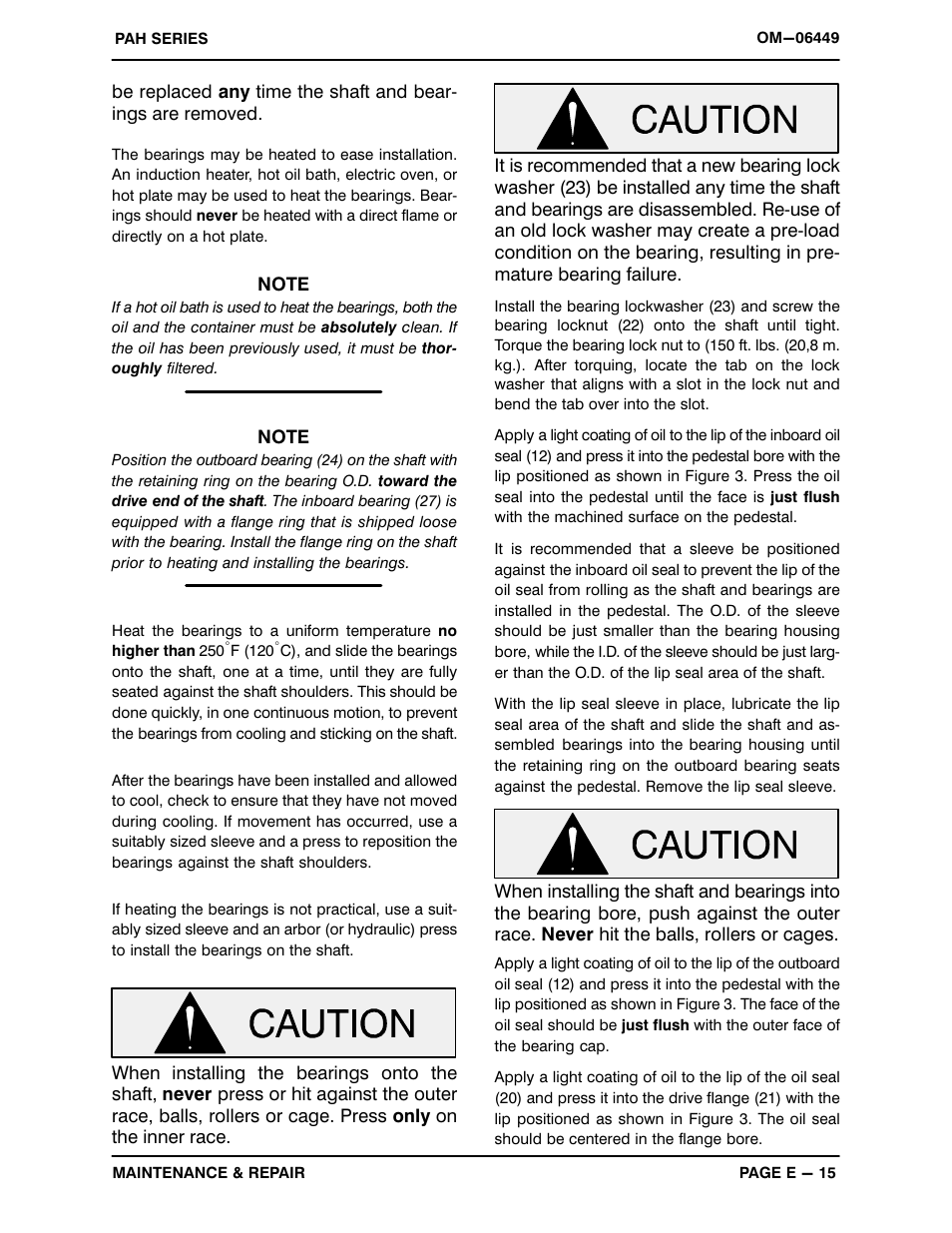 Gorman-Rupp Pumps PAH6A60C-B 1514055 and up User Manual | Page 37 / 42