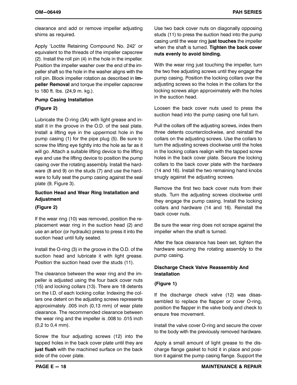 Gorman-Rupp Pumps PAH6A60C-B 1514055 and up User Manual | Page 40 / 42