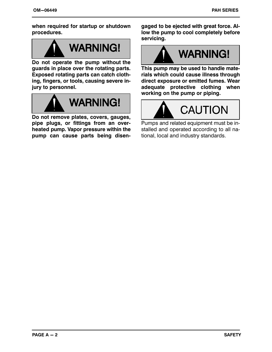 Gorman-Rupp Pumps PAH6A60C-B 1514055 and up User Manual | Page 8 / 42