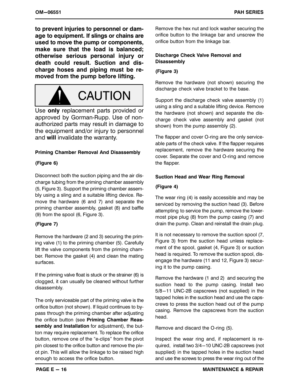 Gorman-Rupp Pumps PAH4D60-QSB4.5P 1514254 and up User Manual | Page 38 / 46