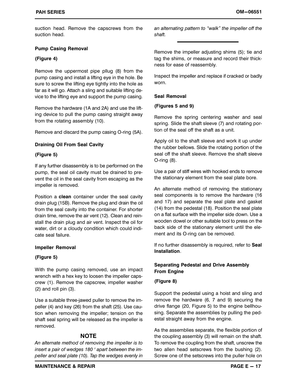 Gorman-Rupp Pumps PAH4D60-QSB4.5P 1514254 and up User Manual | Page 39 / 46