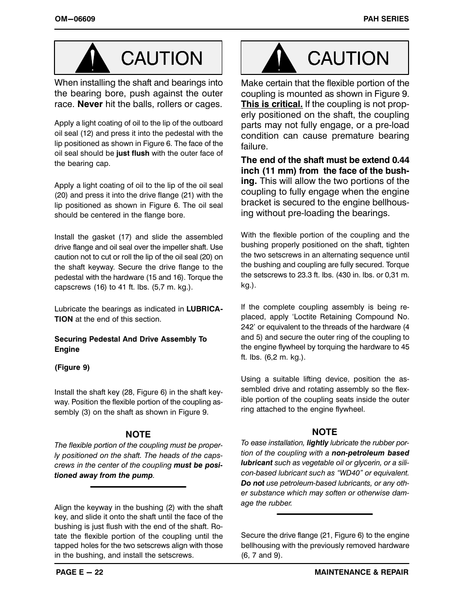 Gorman-Rupp Pumps PAH4B60-QSB4.5P 1526774 and up User Manual | Page 44 / 49