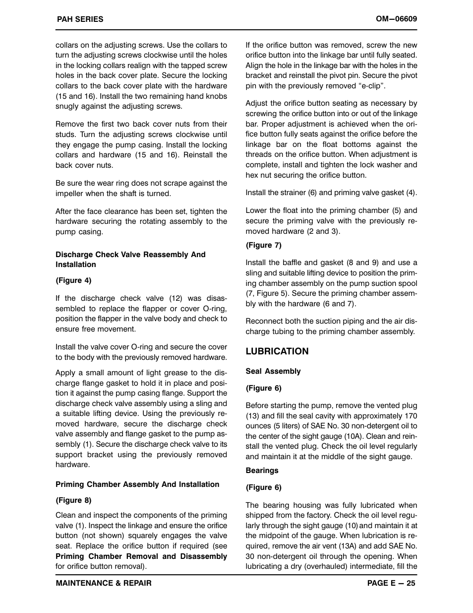 Gorman-Rupp Pumps PAH4B60-QSB4.5P 1526774 and up User Manual | Page 47 / 49