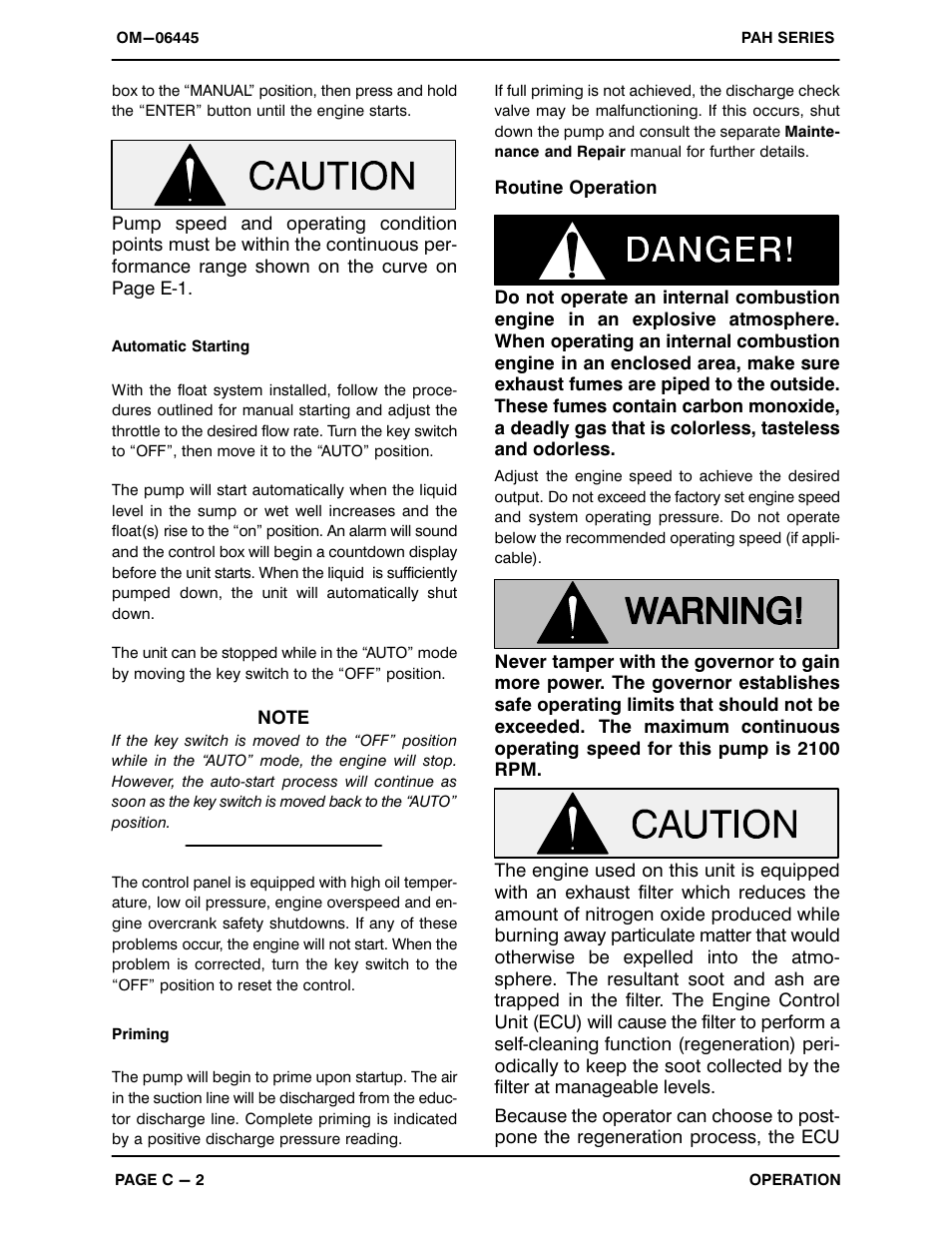 Gorman-Rupp Pumps PAH4B60-4045H 1484421 and up User Manual | Page 16 / 50