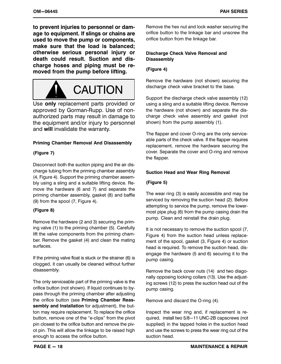 Gorman-Rupp Pumps PAH4B60-4045H 1484421 and up User Manual | Page 41 / 50