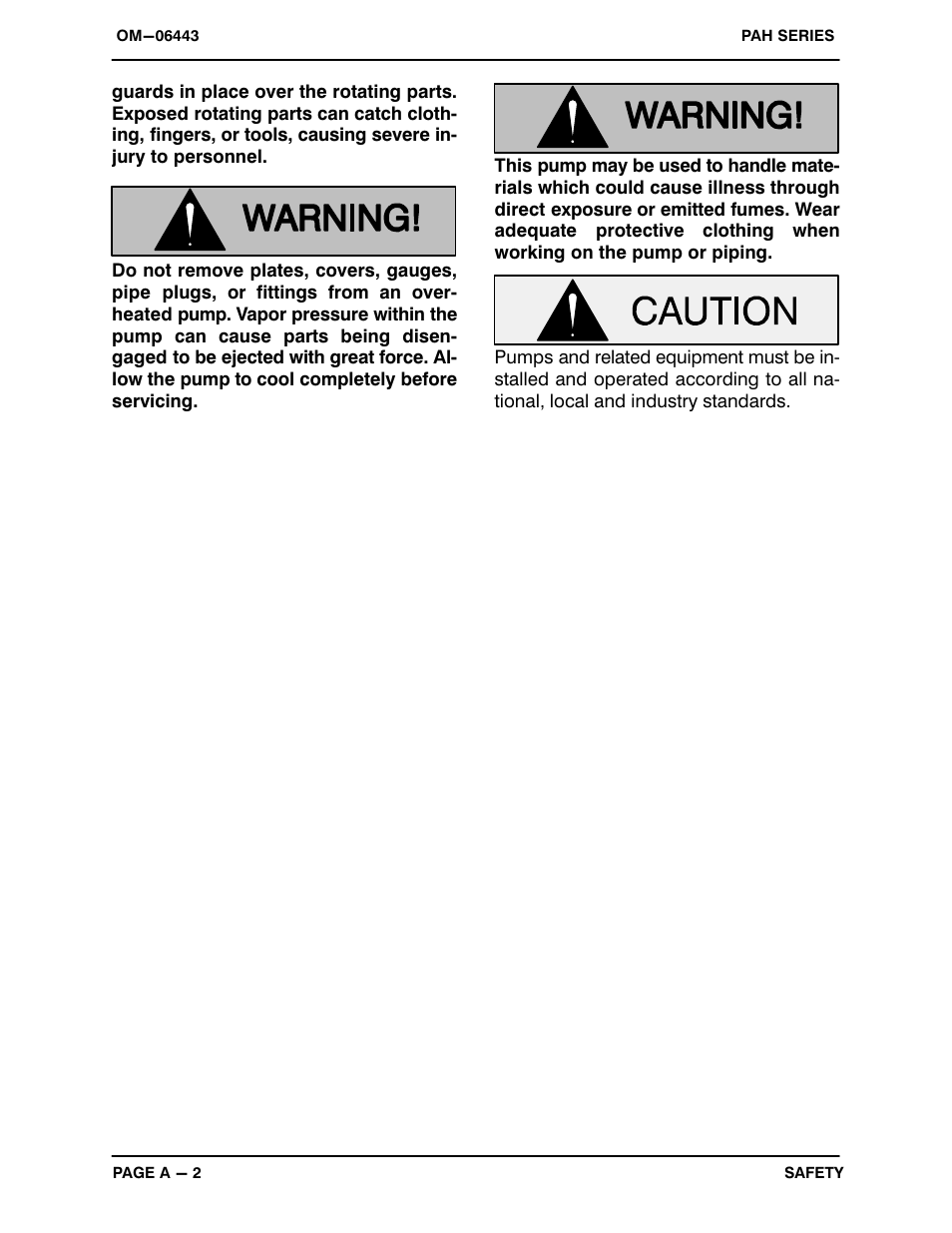 Gorman-Rupp Pumps PAH4A60C-B 1512735 and up User Manual | Page 8 / 41