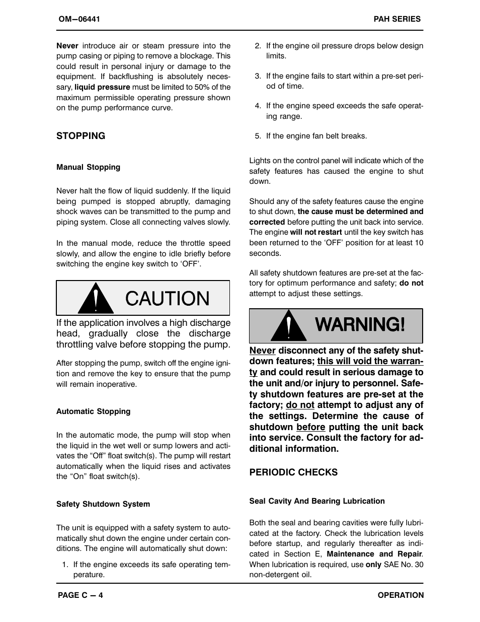 Gorman-Rupp Pumps PAH4A60-6068H 1511893 and up User Manual | Page 18 / 50