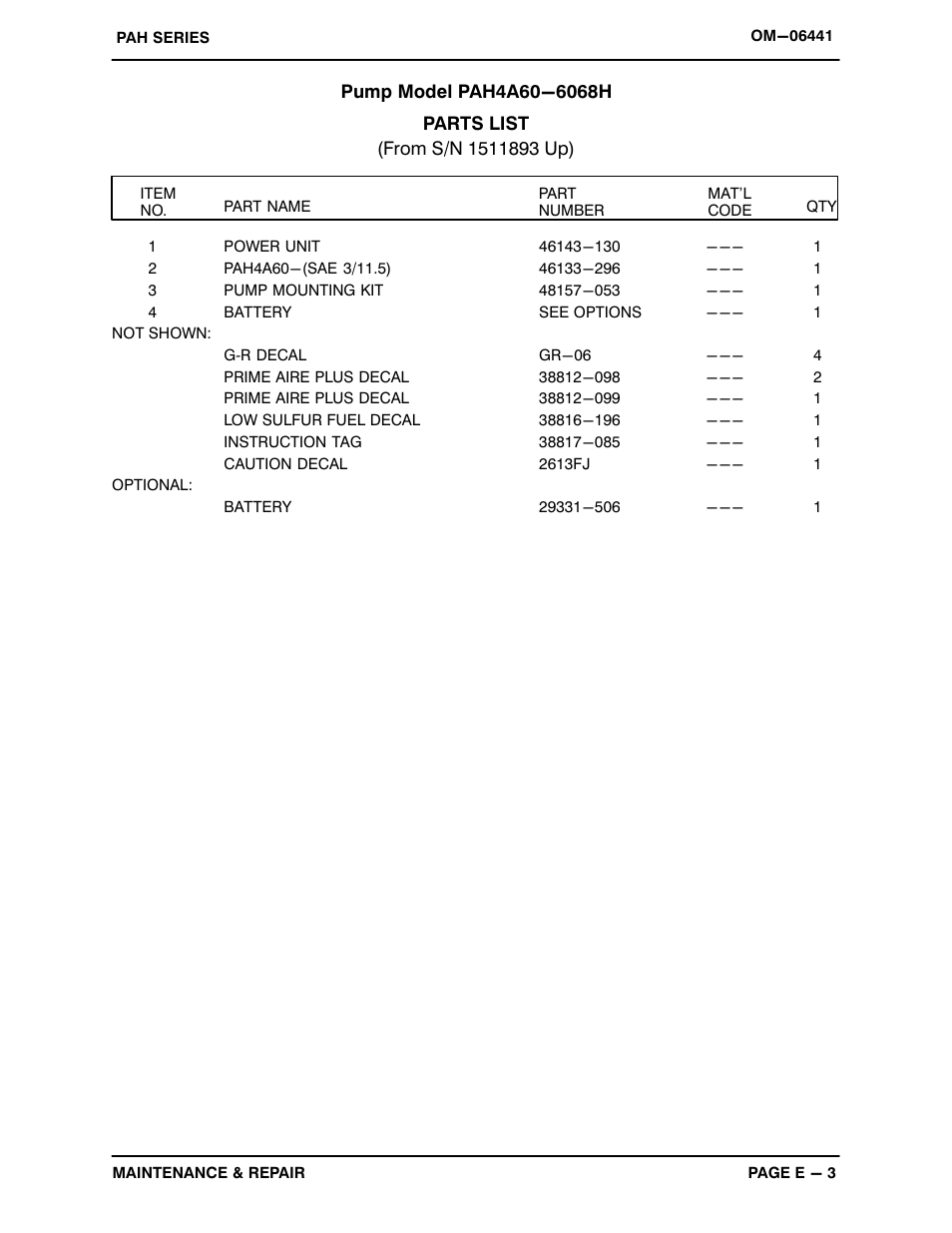 Gorman-Rupp Pumps PAH4A60-6068H 1511893 and up User Manual | Page 26 / 50