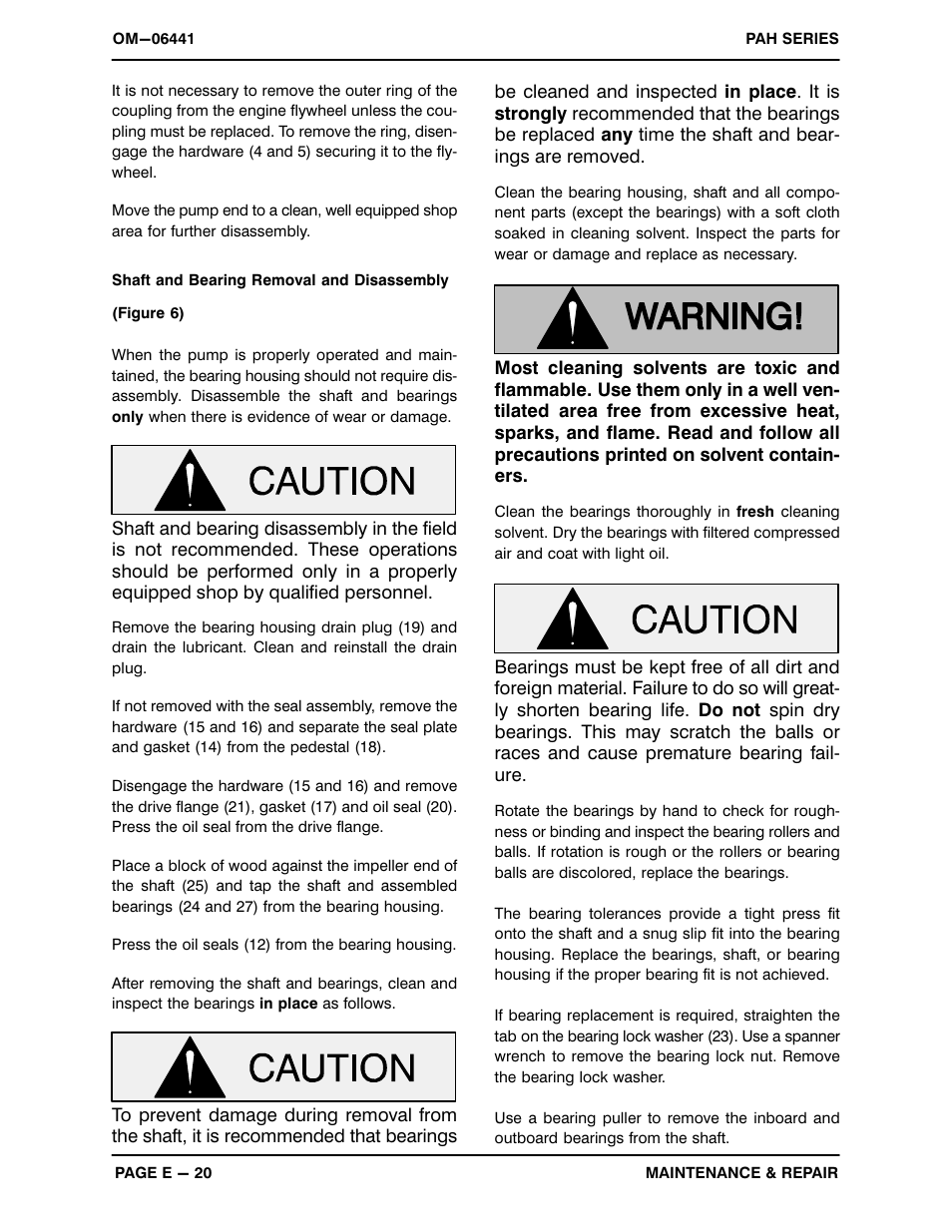 Gorman-Rupp Pumps PAH4A60-6068H 1511893 and up User Manual | Page 43 / 50