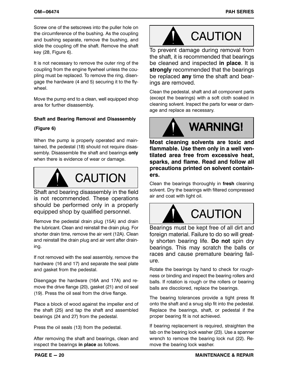 Gorman-Rupp Pumps PAH3B60-4045H 1493144 and up User Manual | Page 43 / 49