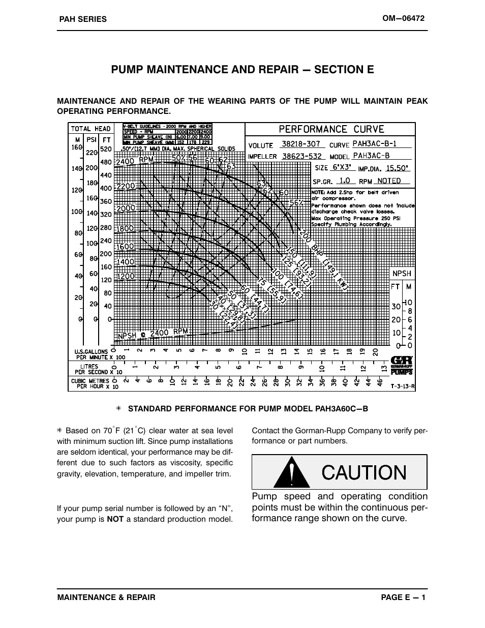 Gorman-Rupp Pumps PAH3A60C-B 1524589 and up User Manual | Page 22 / 41