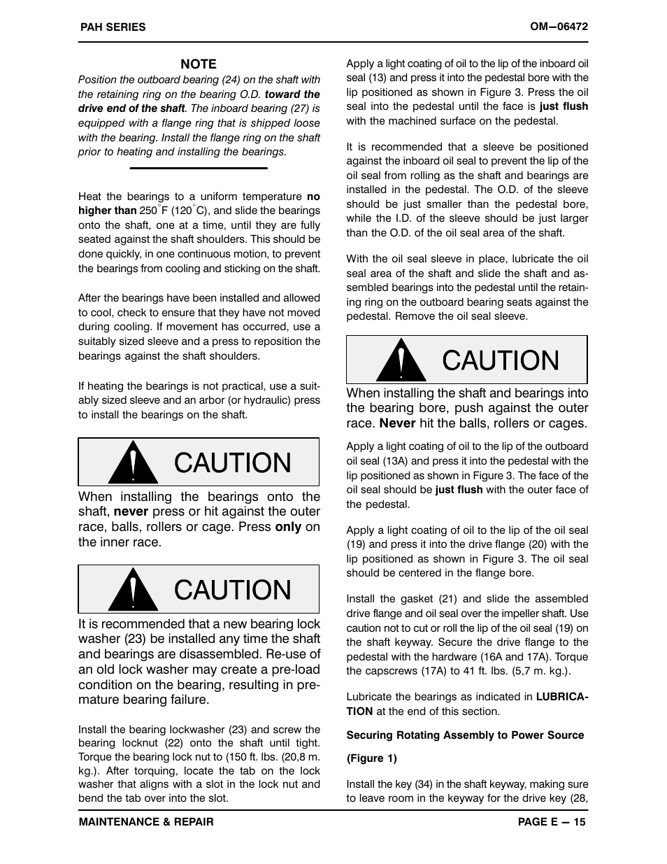 Gorman-Rupp Pumps PAH3A60C-B 1524589 and up User Manual | Page 36 / 41