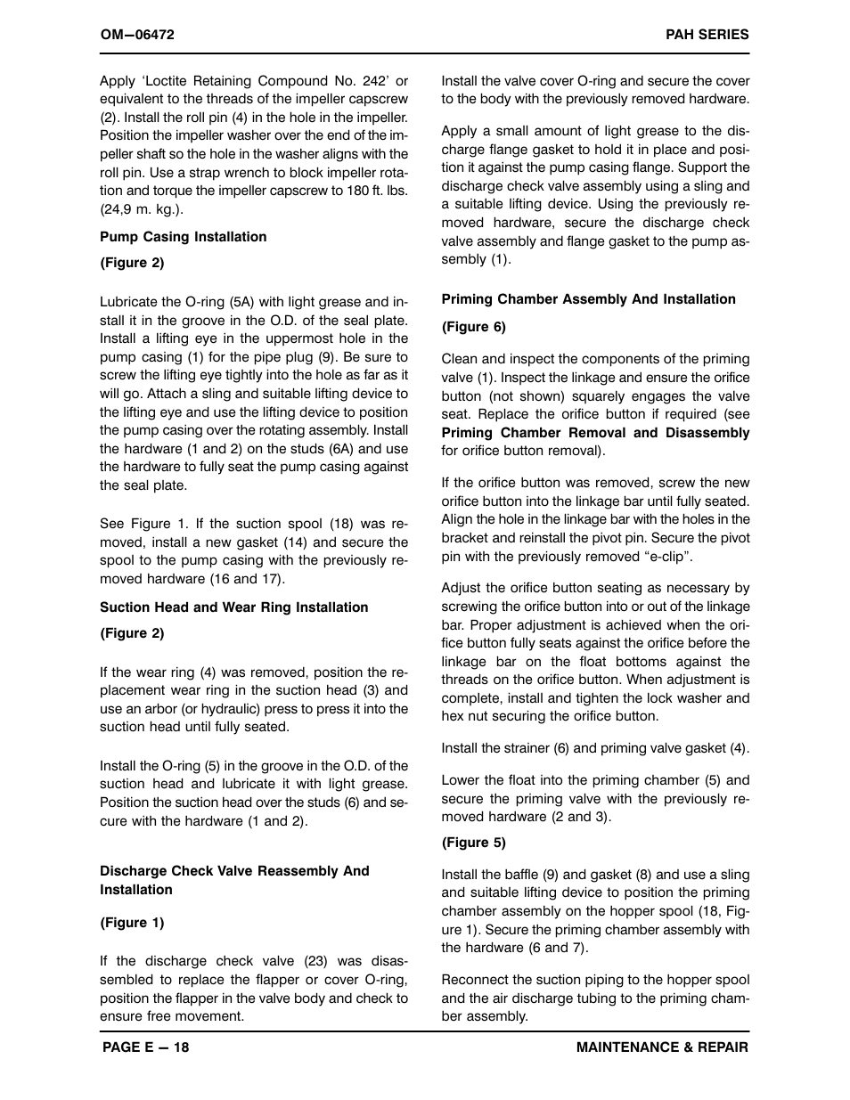 Gorman-Rupp Pumps PAH3A60C-B 1524589 and up User Manual | Page 39 / 41