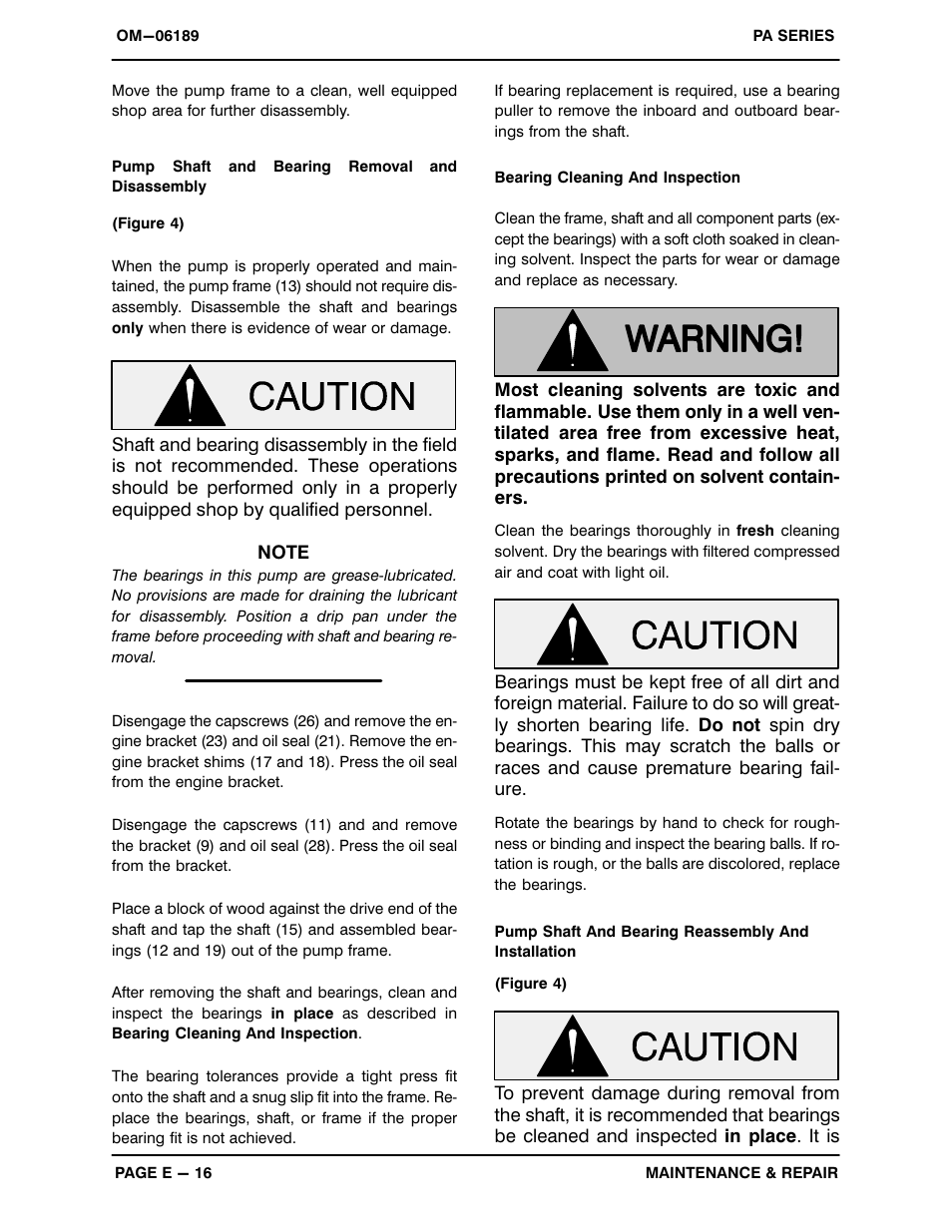 Gorman-Rupp Pumps PA6F60-4045T 1521221 and up User Manual | Page 38 / 45