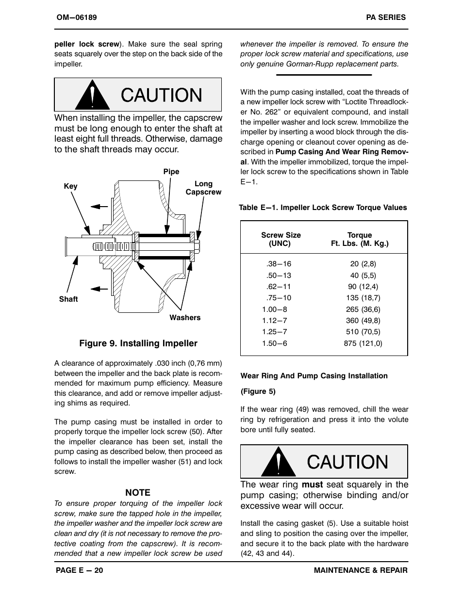 Gorman-Rupp Pumps PA6F60-4045T 1521221 and up User Manual | Page 42 / 45