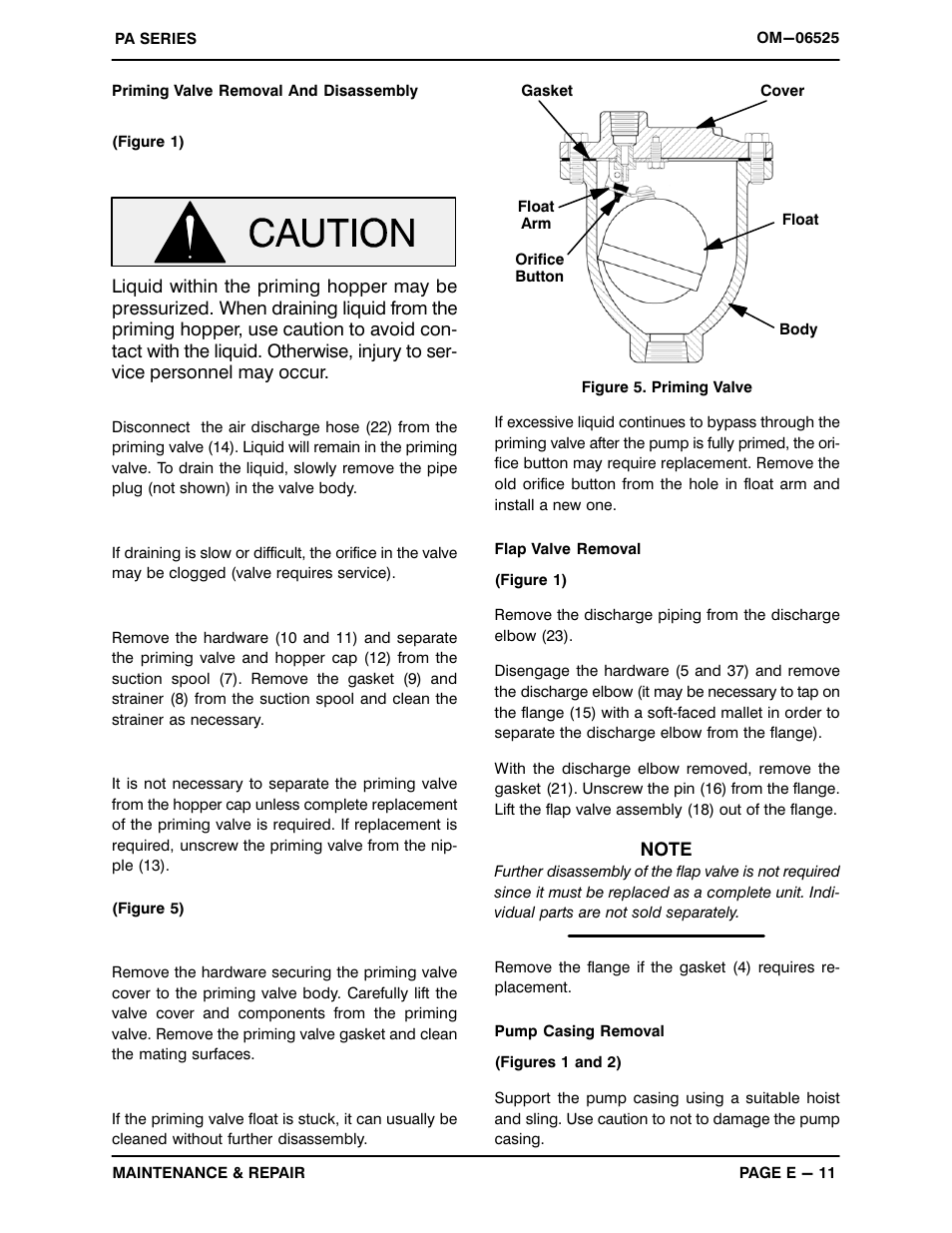 Gorman-Rupp Pumps PAV3A60C-B 1511107 and up User Manual | Page 31 / 40