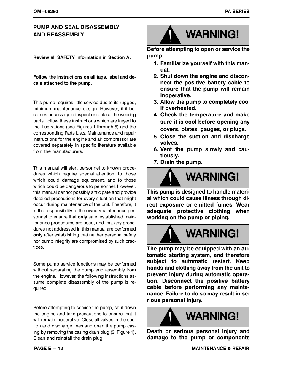 Pump and seal disassembly and reassembly | Gorman-Rupp Pumps PAV3B60C-3TNV70 1433753 and up User Manual | Page 30 / 40