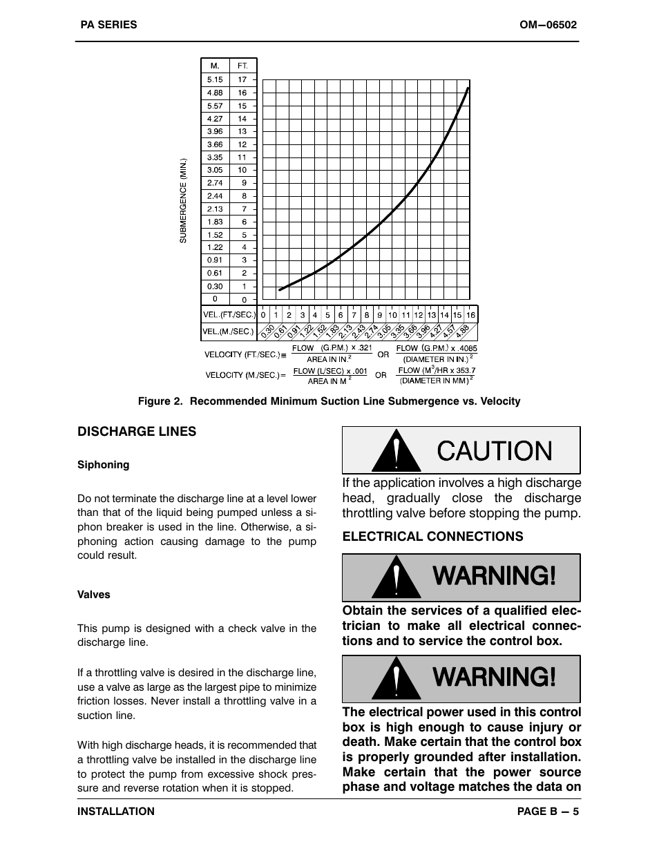 Gorman-Rupp Pumps PAV3C60C-B-E10 575/3 All serial numbers User Manual | Page 13 / 51