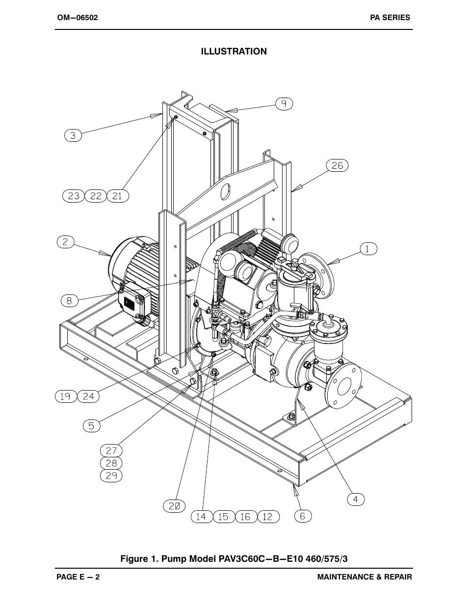 Gorman-Rupp Pumps PAV3C60C-B-E10 575/3 All serial numbers User Manual | Page 29 / 51