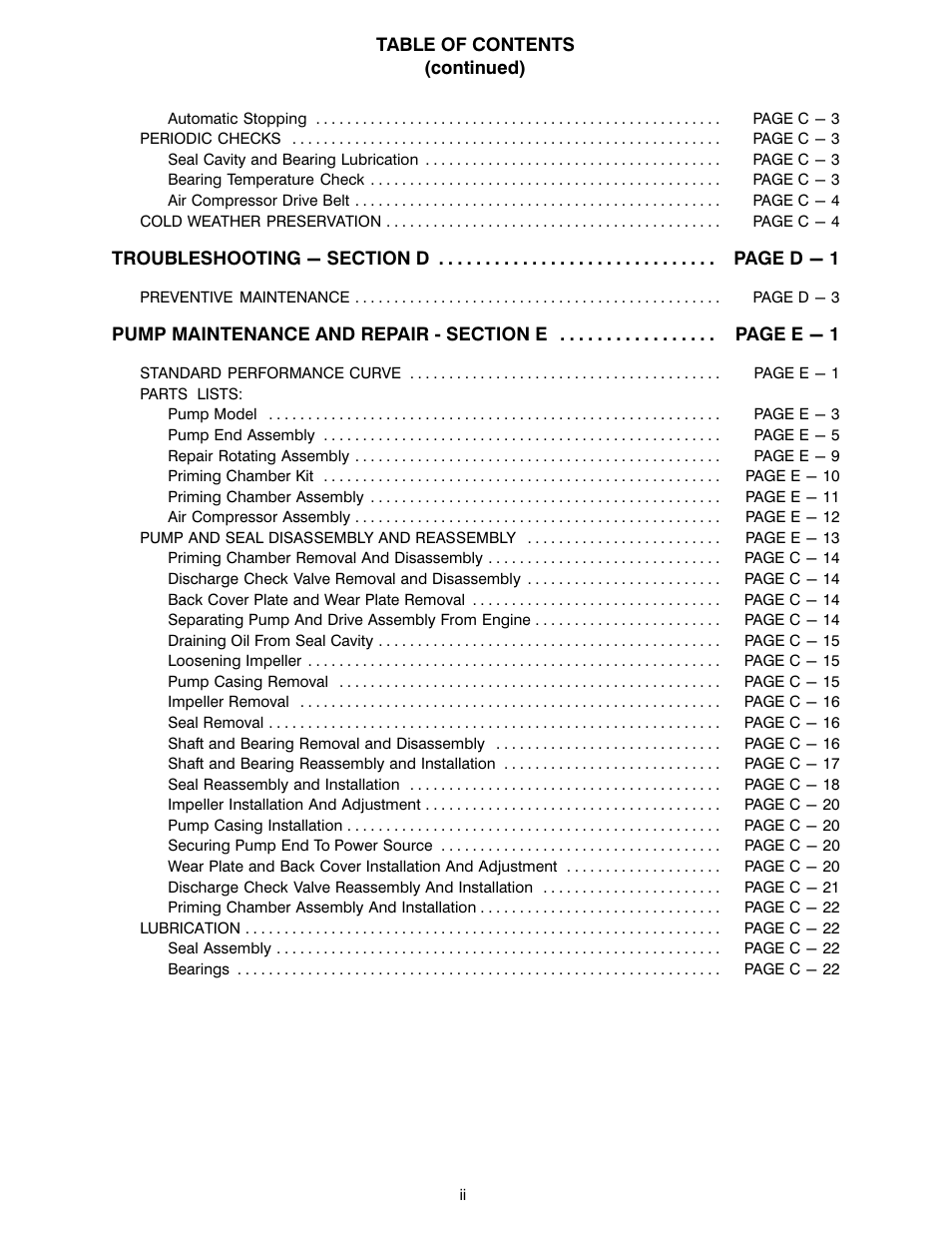 Gorman-Rupp Pumps PAV3C60C-B-E10 575/3 All serial numbers User Manual | Page 4 / 51