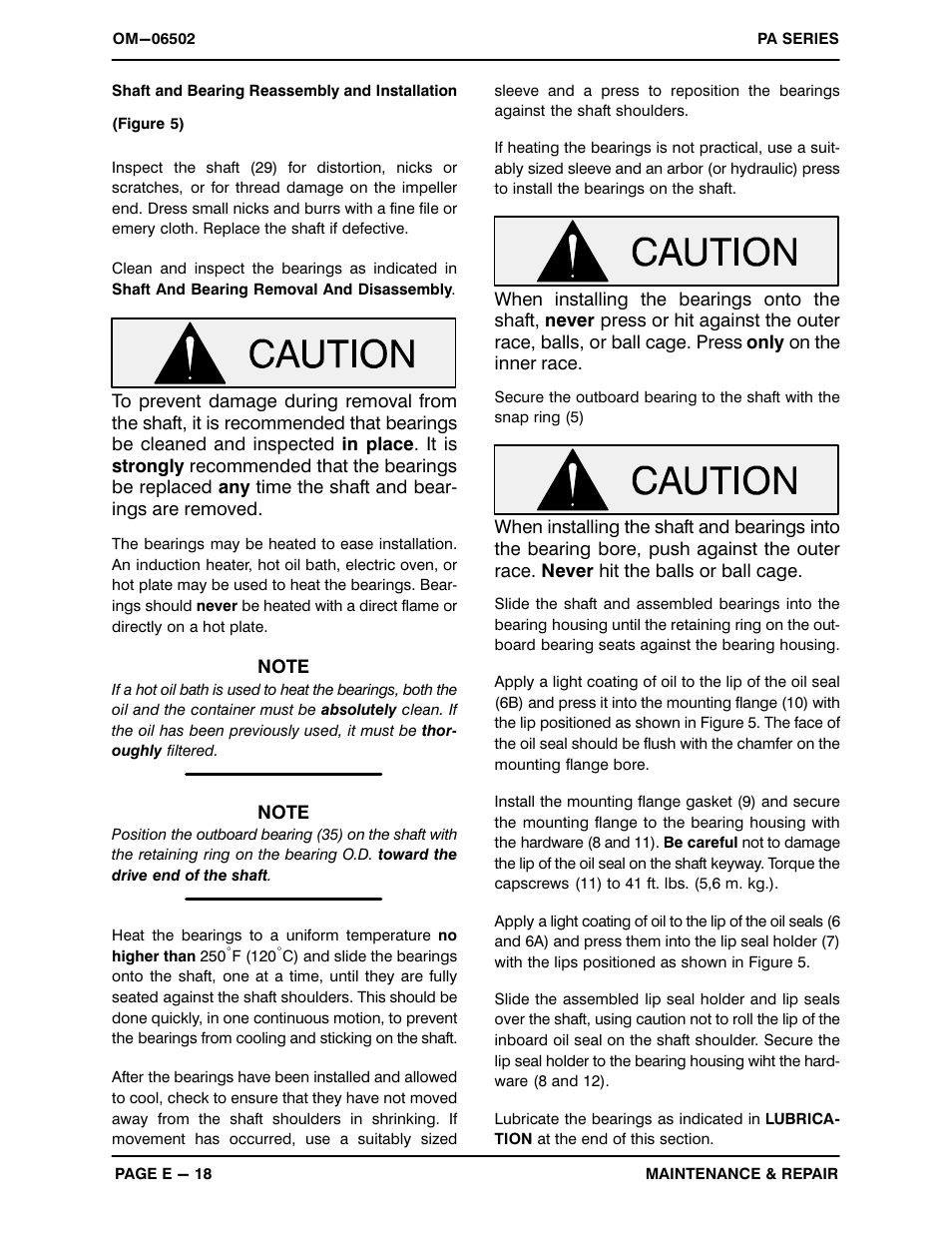 Gorman-Rupp Pumps PAV3C60C-B-E10 575/3 All serial numbers User Manual | Page 45 / 51