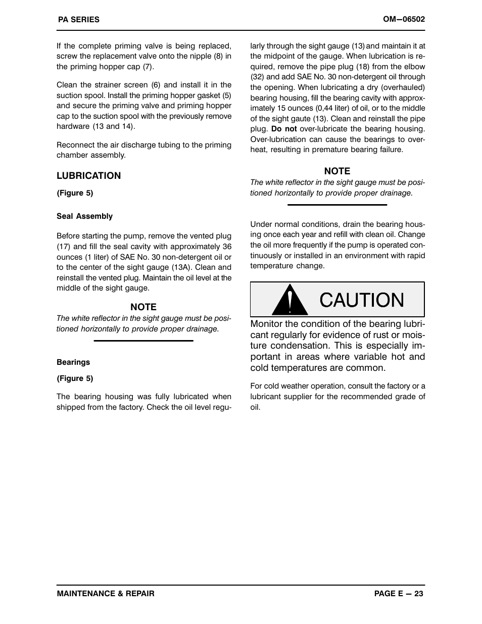 Gorman-Rupp Pumps PAV3C60C-B-E10 575/3 All serial numbers User Manual | Page 50 / 51