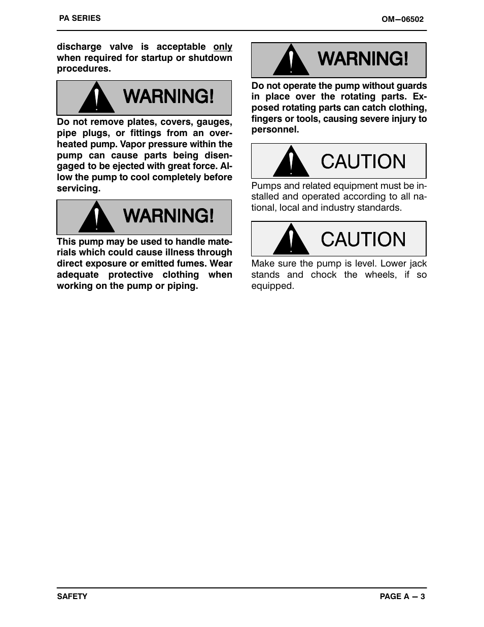 Gorman-Rupp Pumps PAV3C60C-B-E10 575/3 All serial numbers User Manual | Page 8 / 51