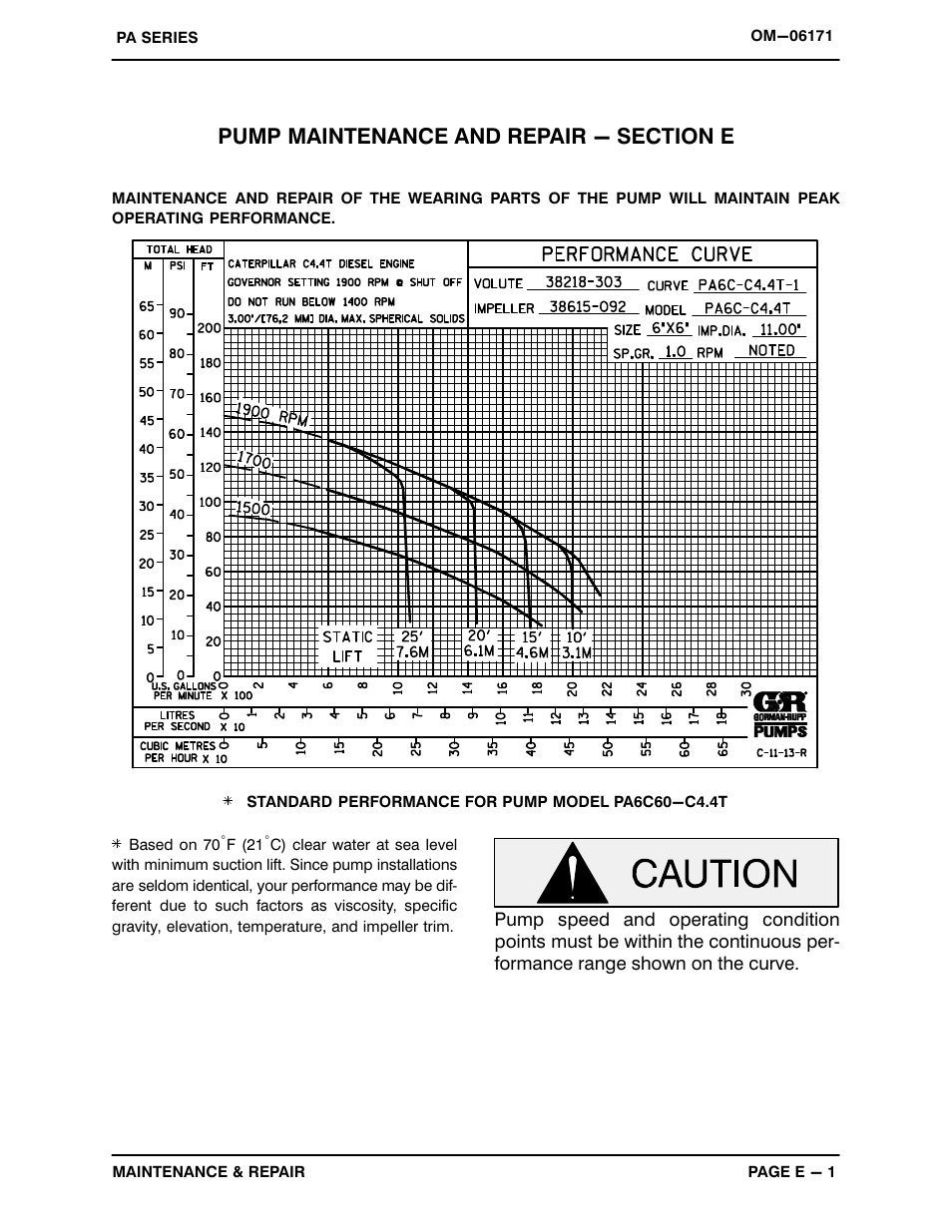 Gorman-Rupp Pumps PA6C60-C4.4T 1404116 and up User Manual | Page 21 / 46