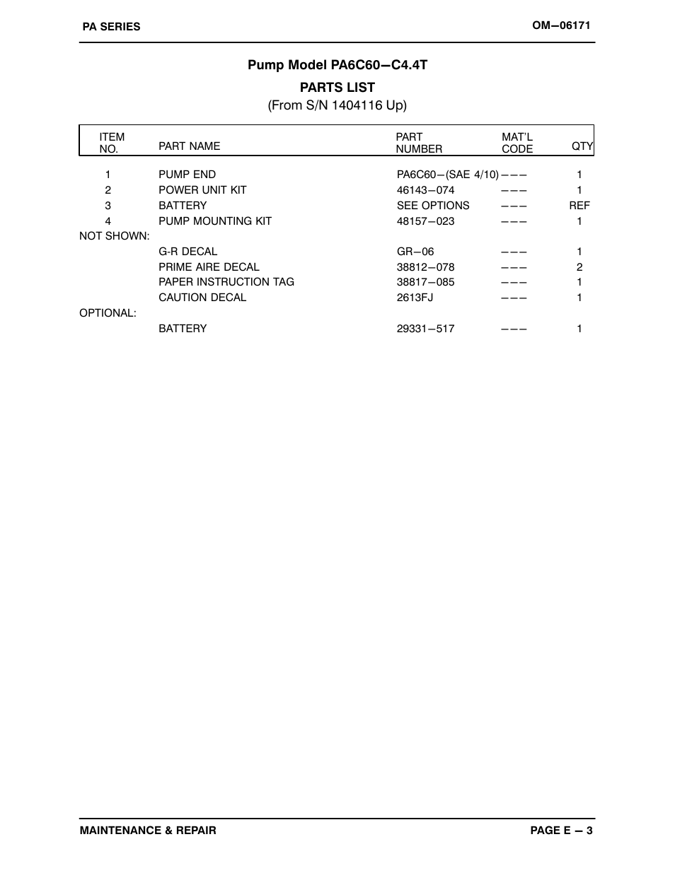 Gorman-Rupp Pumps PA6C60-C4.4T 1404116 and up User Manual | Page 23 / 46