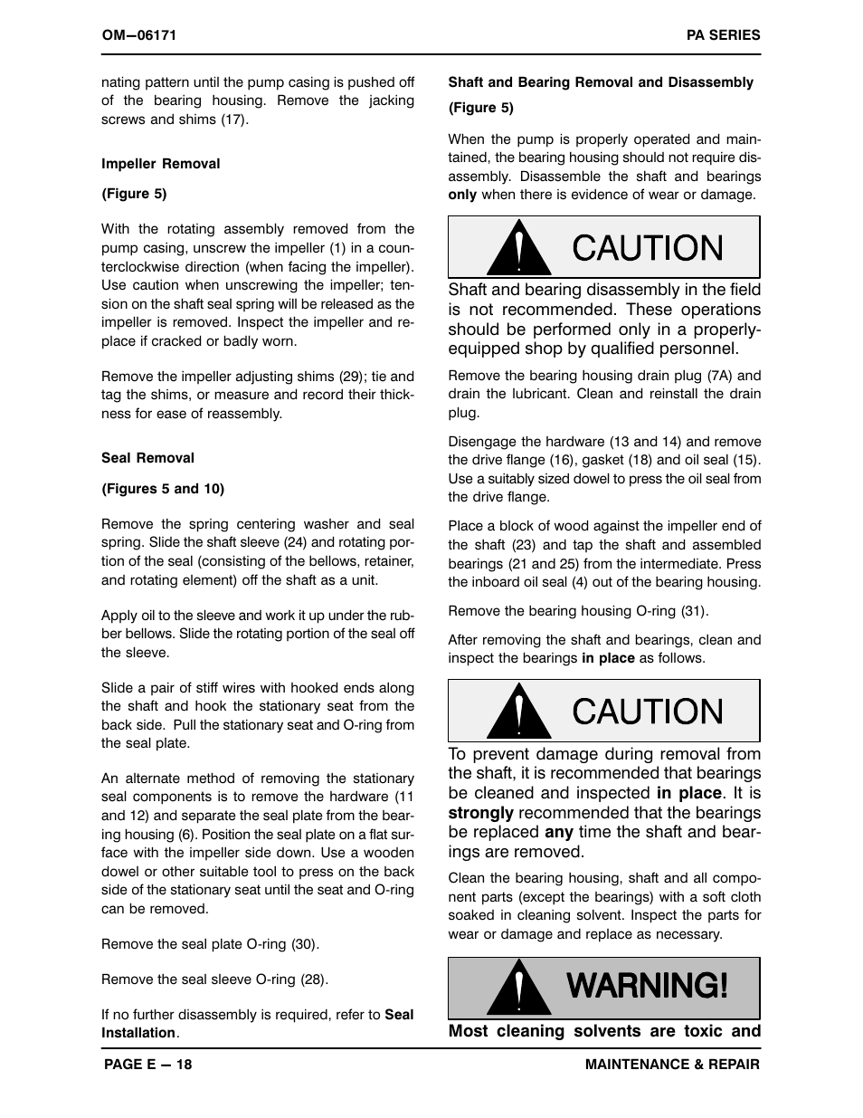 Gorman-Rupp Pumps PA6C60-C4.4T 1404116 and up User Manual | Page 38 / 46