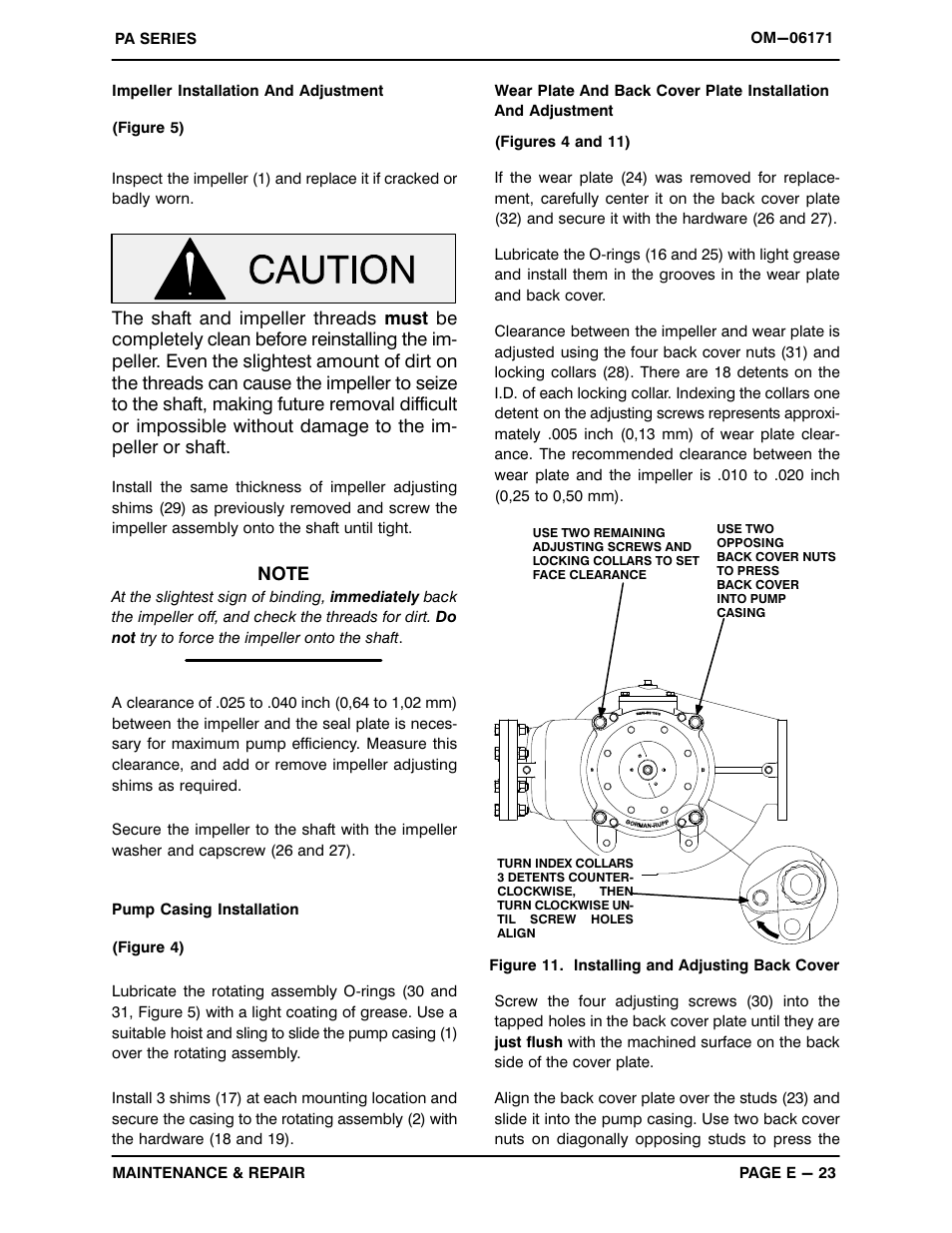 Gorman-Rupp Pumps PA6C60-C4.4T 1404116 and up User Manual | Page 43 / 46