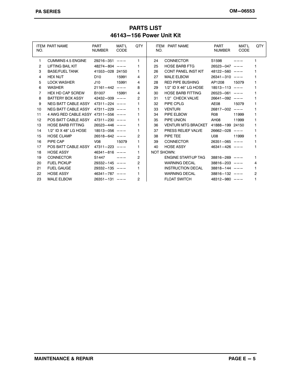 Gorman-Rupp Pumps PA6C60-QSB4.5P 1537244 and up User Manual | Page 27 / 48