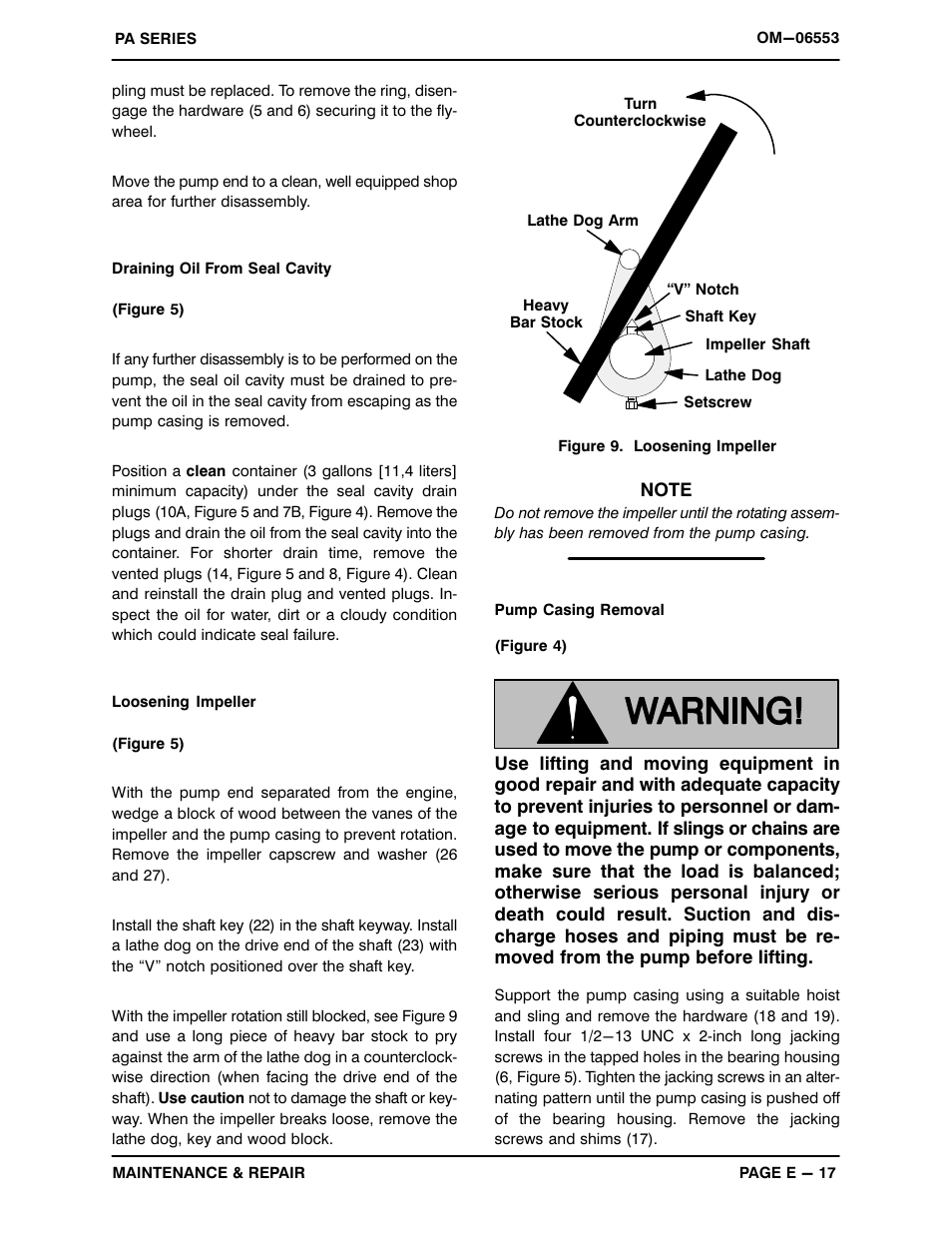 Gorman-Rupp Pumps PA6C60-QSB4.5P 1537244 and up User Manual | Page 39 / 48