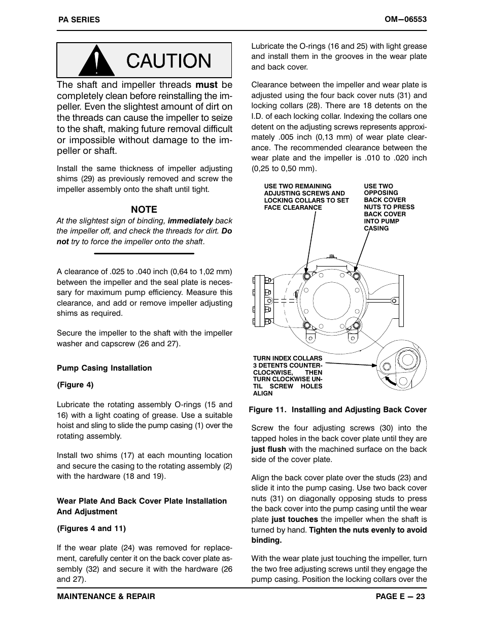 Gorman-Rupp Pumps PA6C60-QSB4.5P 1537244 and up User Manual | Page 45 / 48