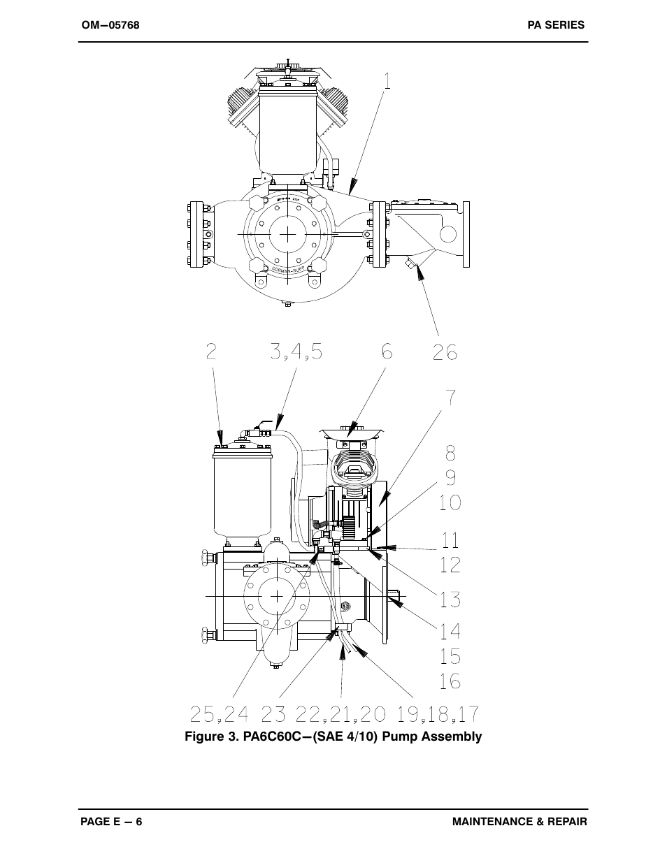 Gorman-Rupp Pumps PA6C60C-F4L 1318119 thru 1504810 User Manual | Page 28 / 49