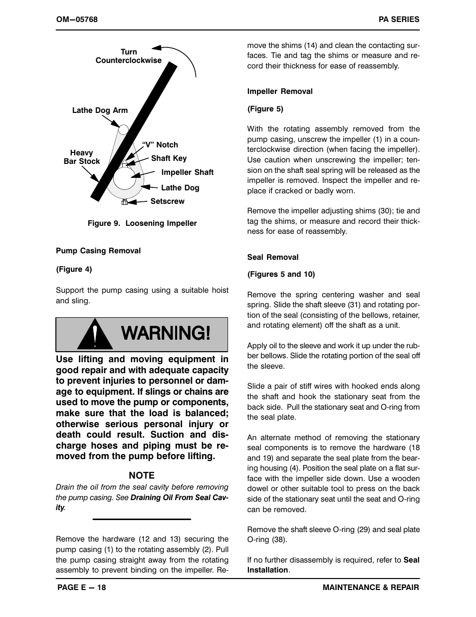 Gorman-Rupp Pumps PA6C60C-F4L 1318119 thru 1504810 User Manual | Page 40 / 49