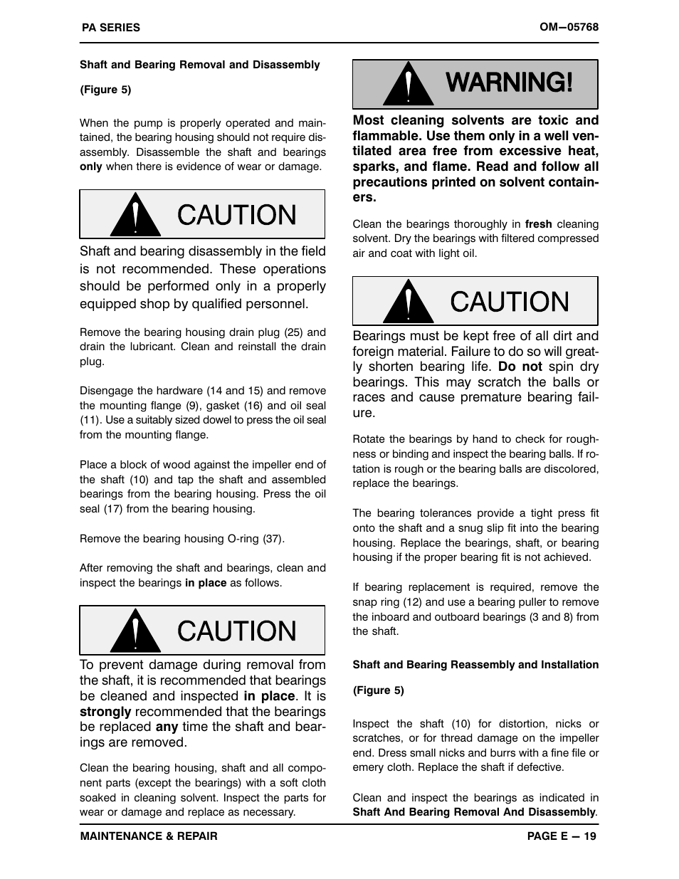 Gorman-Rupp Pumps PA6C60C-F4L 1318119 thru 1504810 User Manual | Page 41 / 49