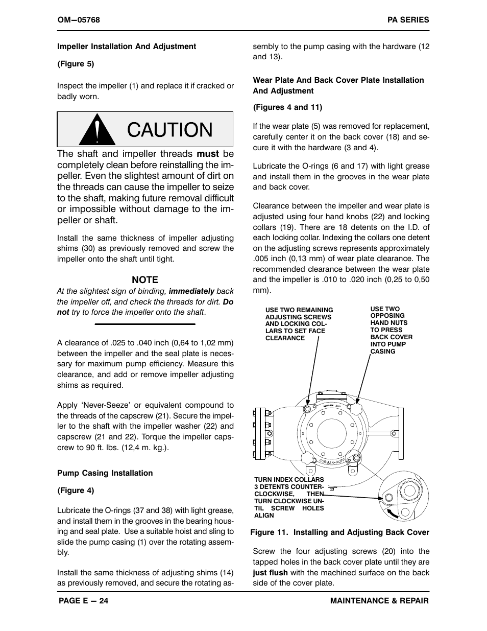 Gorman-Rupp Pumps PA6C60C-F4L 1318119 thru 1504810 User Manual | Page 46 / 49