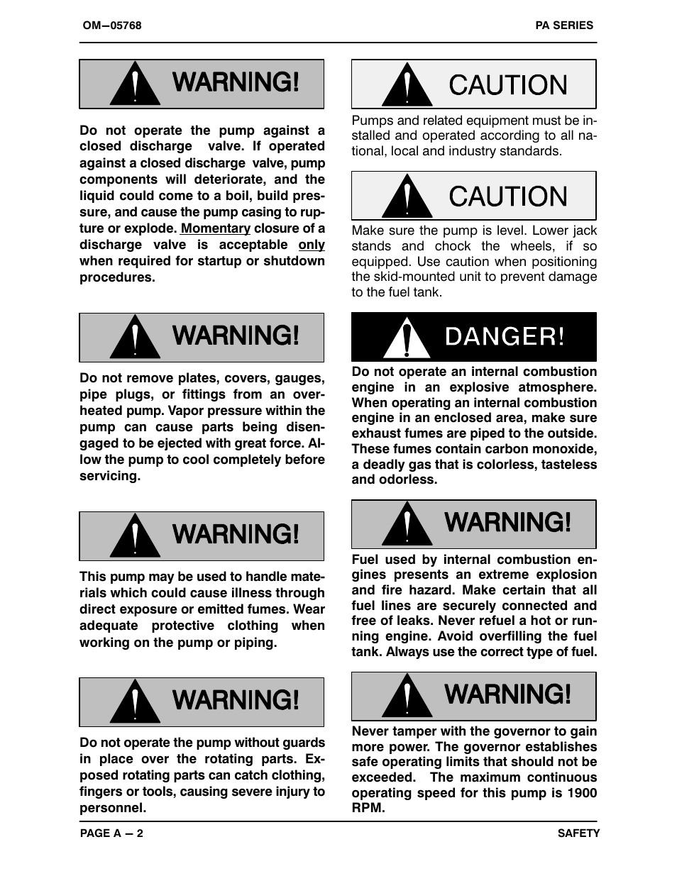 Gorman-Rupp Pumps PA6C60C-F4L 1318119 thru 1504810 User Manual | Page 7 / 49