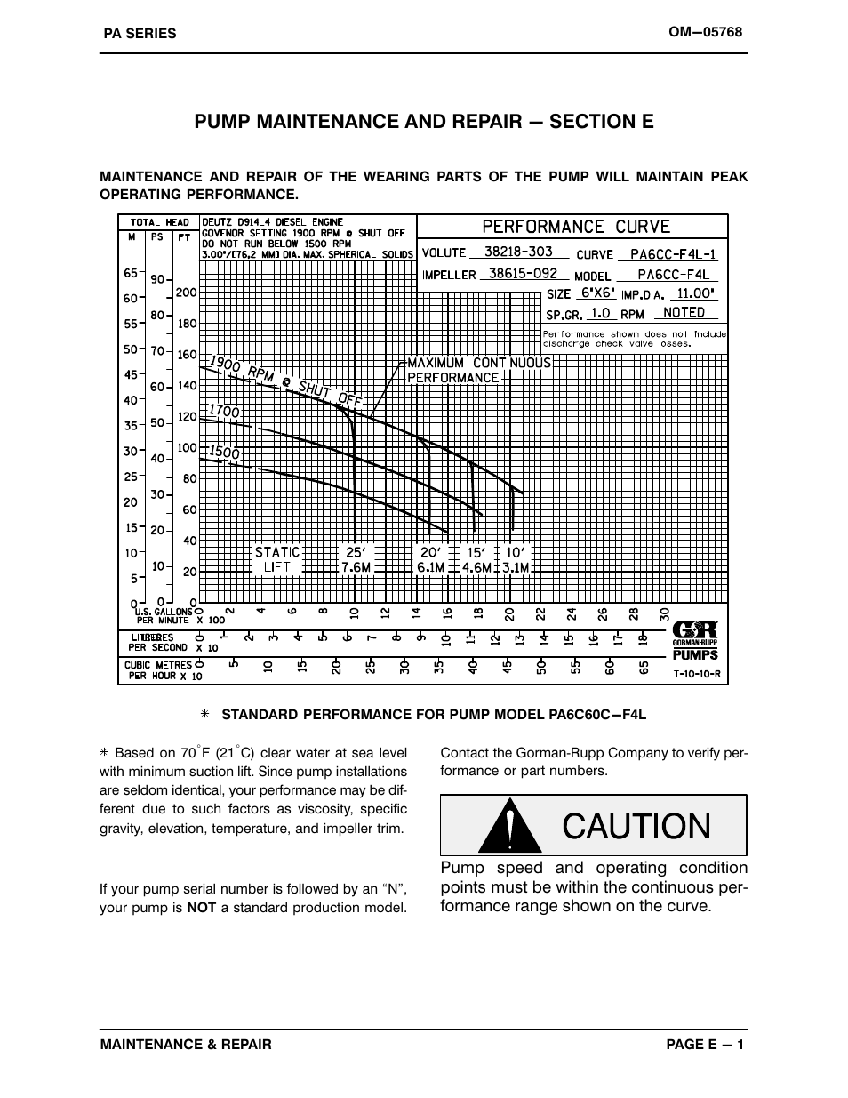 Gorman-Rupp Pumps PA6C60C-F4L 1504811 and up User Manual | Page 23 / 50