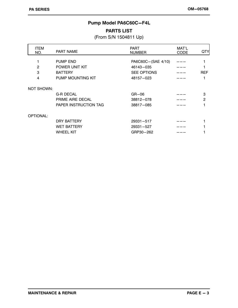 Gorman-Rupp Pumps PA6C60C-F4L 1504811 and up User Manual | Page 25 / 50