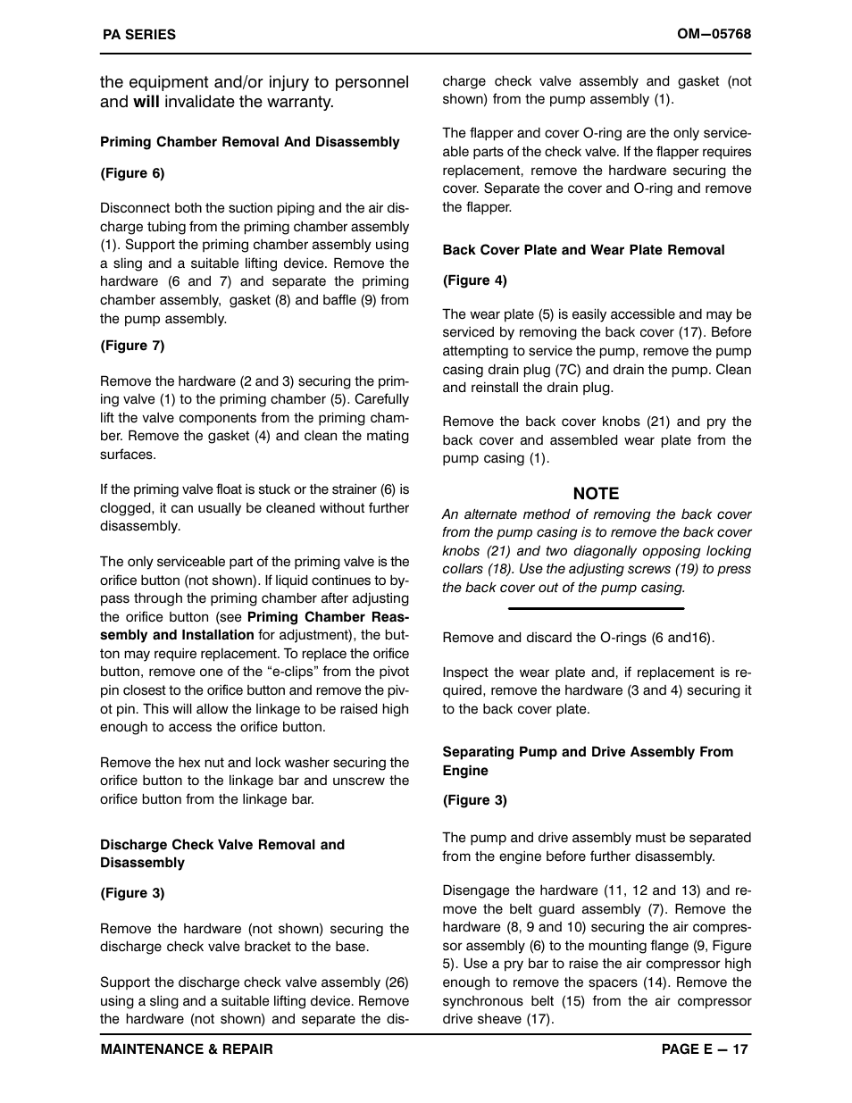 Gorman-Rupp Pumps PA6C60C-F4L 1504811 and up User Manual | Page 39 / 50