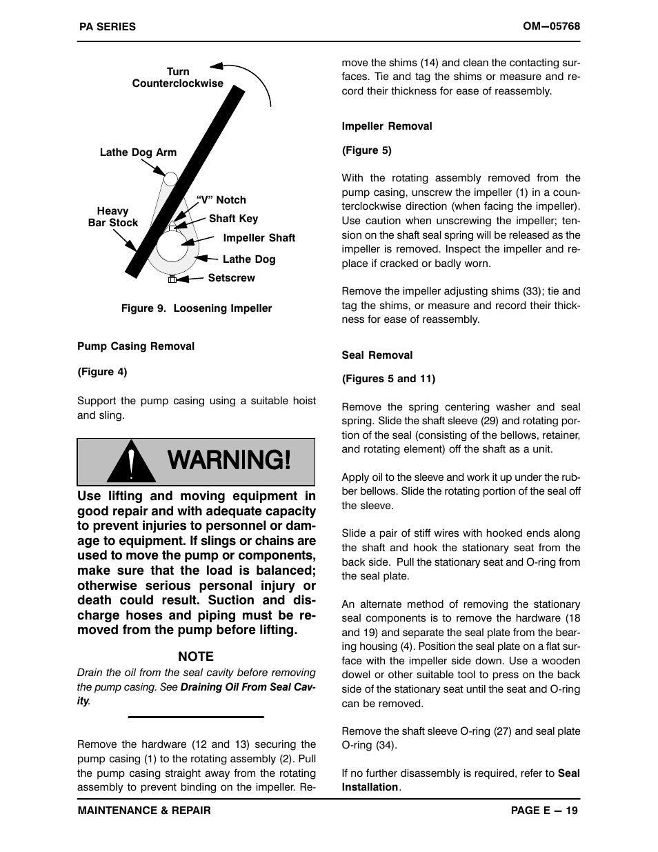 Gorman-Rupp Pumps PA6C60C-F4L 1504811 and up User Manual | Page 41 / 50